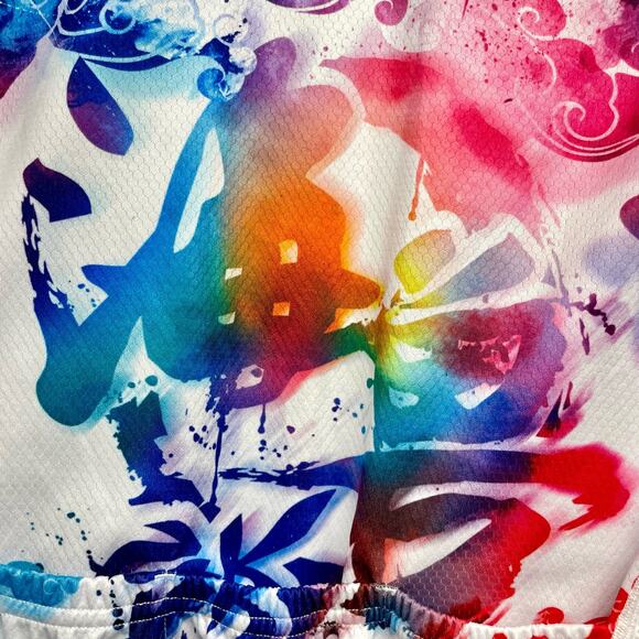 CHUANG DI Womens Cycling Jersey Front Pockets Non Slip Waist size XS - Picture 13 of 15